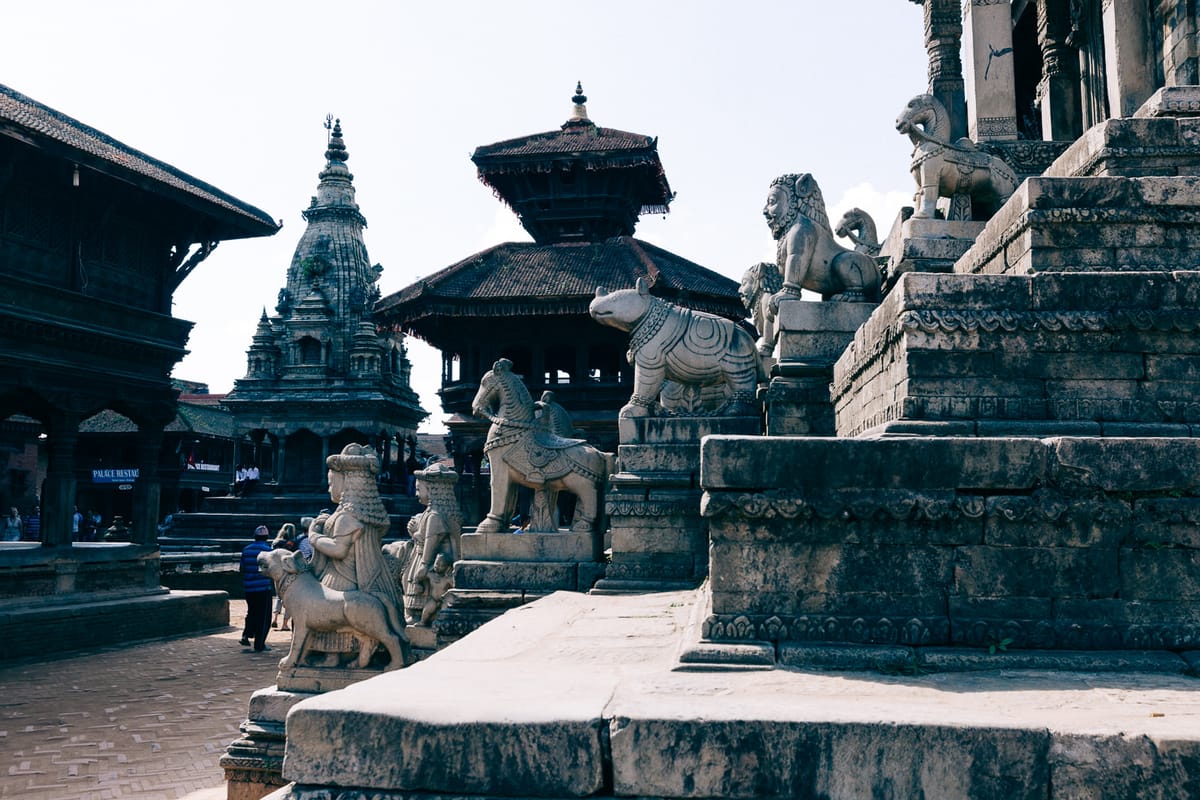 Königliche Städte im Kathmandu Tal
