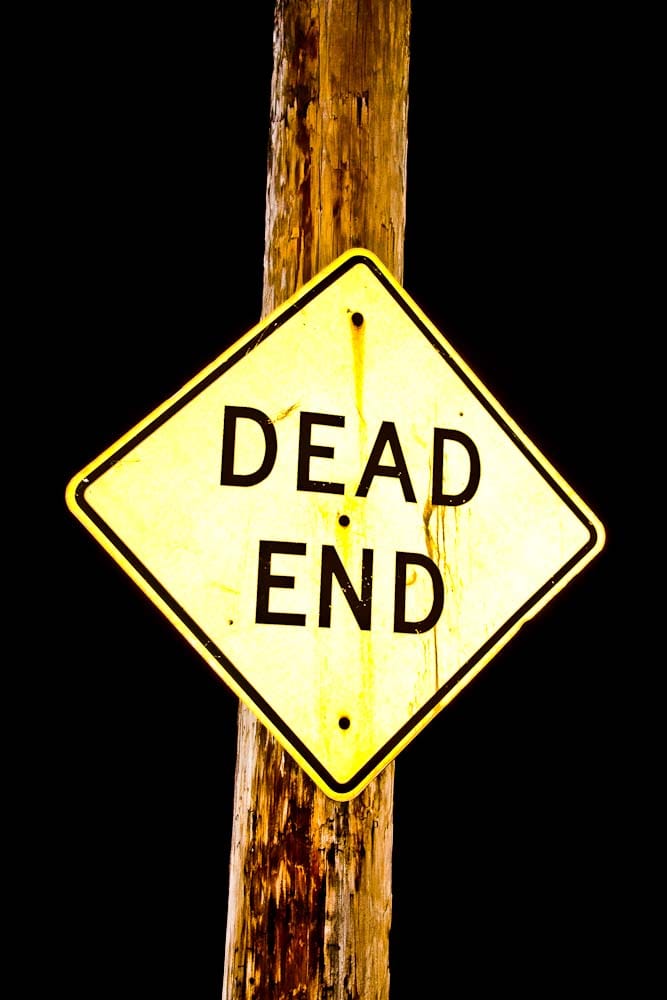 Dead end.